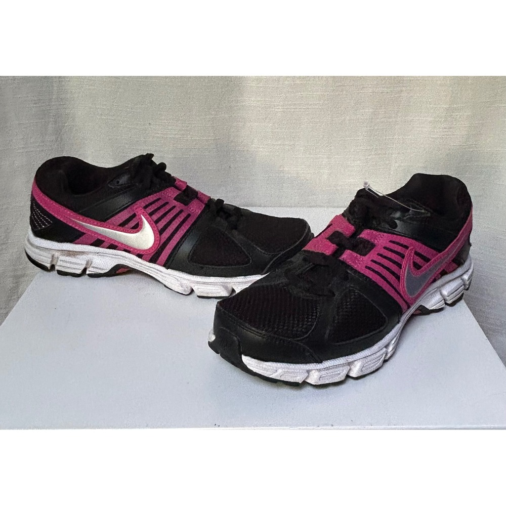 Nike Downshifter 5 Womens Running Shoes Black Pink Silver Sneakers 538258-011